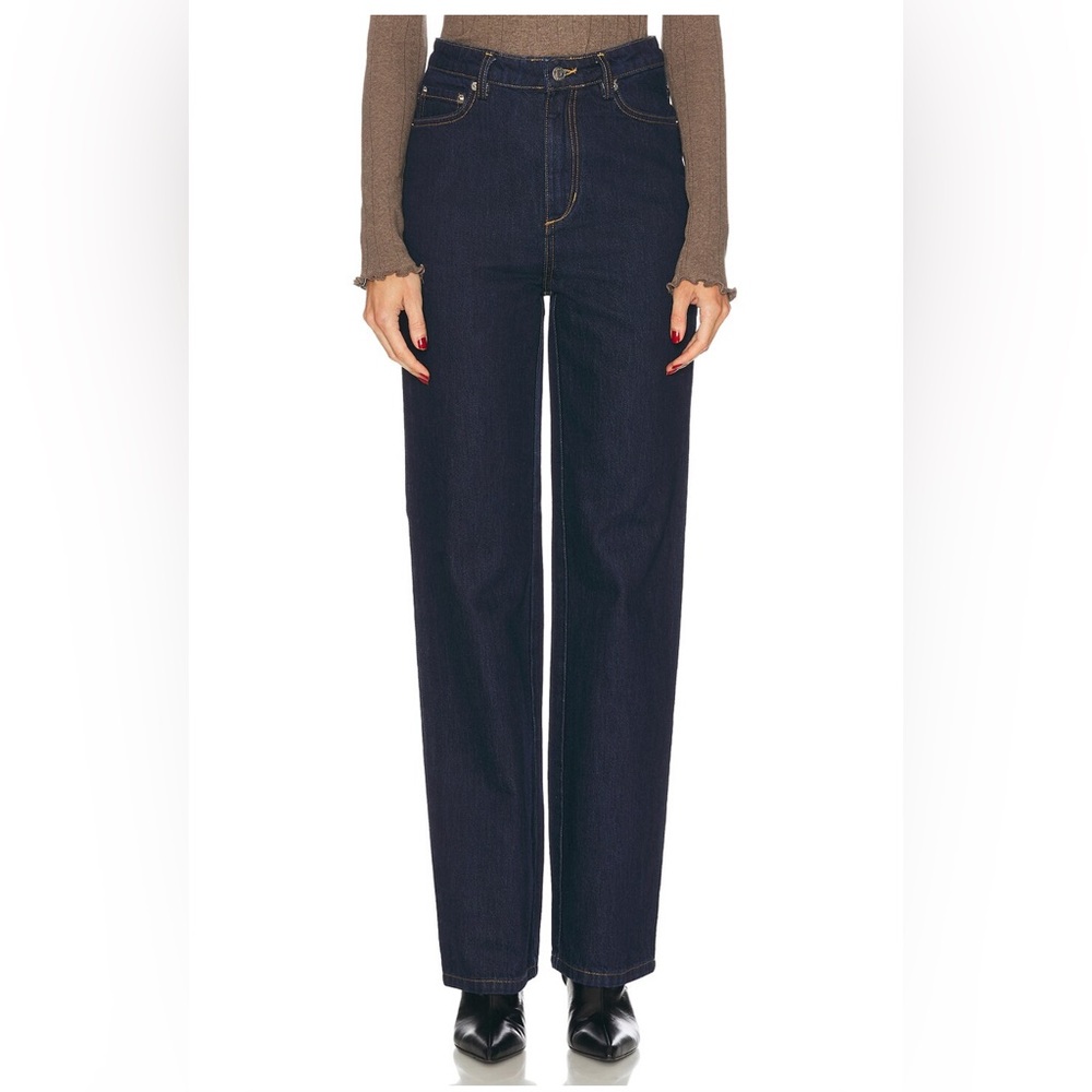 NWT SER.O.YA‎ Brooklyn High Rise Straight Jeans in Rinse Size 26